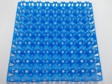 Abbildung Wachteleier Tray fr 72 Eier aus Kunststoff in blau